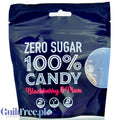Opakowanie Guiltfree Future Candy 100% Zero Sugar Sweets o smaku jeżyny i śliwki w praktycznej torebce z zamknięciem zip