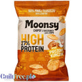 Opakowanie chipsów z soczewicy Guiltfree Moonsy o smaku pieczonego kurczaka z wysoką zawartością białka 27%