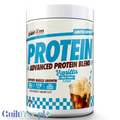 Guiltfree Per4m Advanced Protein Blend Vanilla Cola Float w białym opakowaniu 800g z grafiką deseru lodowego