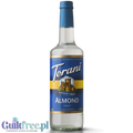 Syrop bez cukru Guiltfree Torani Almond o smaku migdałowym w szklanej butelce z dozownikiem