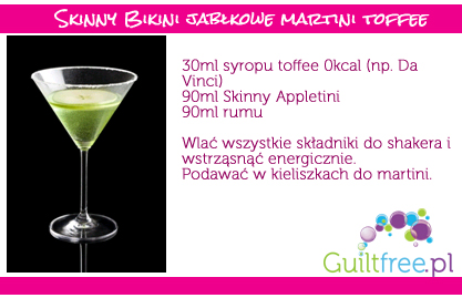 Przepis na dietetyczny jabłkowe martini z toffee