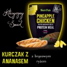 Nutripak Pineapple Chicken with brown rice protein meal - ready-made dish 39g chicken protein with pineapple in the Caribbean st