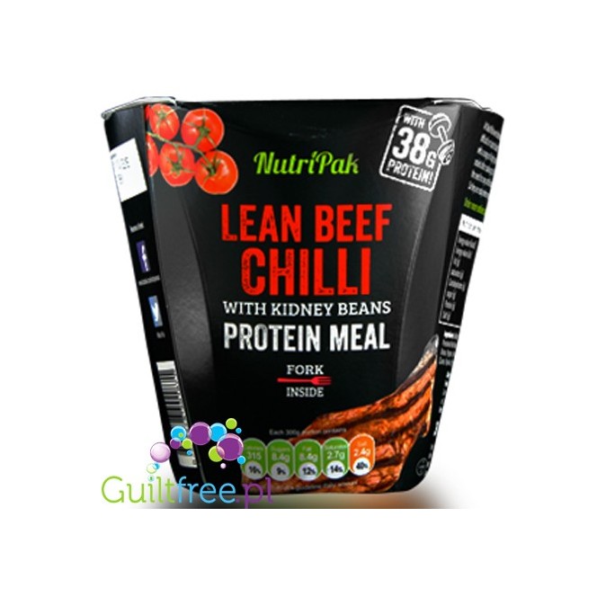Nutripak Lean beef chilli protein meal