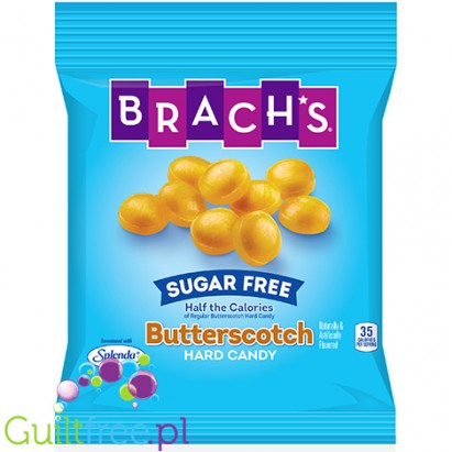 Brach's Sugar Free Candy, Hard Candy, Butterscotch - sugar-sweetened caramel with sweeteners