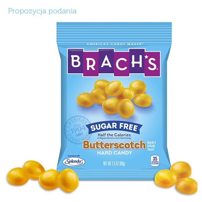 Brach's Sugar Free Candy, Hard Candy, Butterscotch - sugar-sweetened  caramel with sweeteners