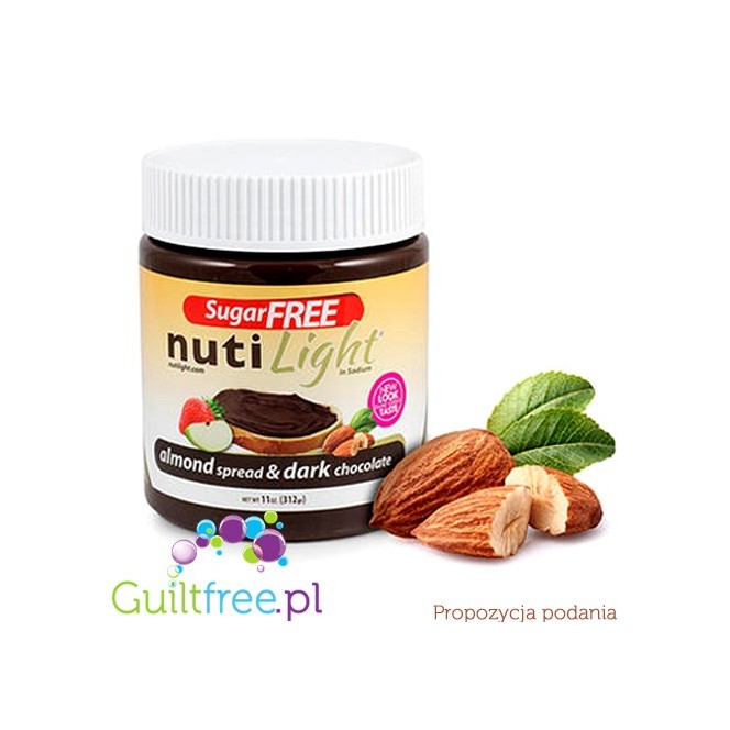Nutilight Almond Spread & Dark Chocolate, Sugar Free