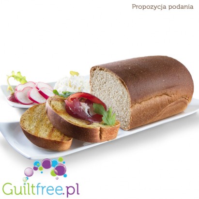 CiaoCarb Bauletto low calories food preparation - Bread with reduced carbohydrate and high in protein and fiber content *