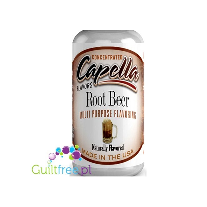 Capella Flavors Root Beer Flavor Concentrate - Concentrated flavor of food without sugar and no fat: root beer