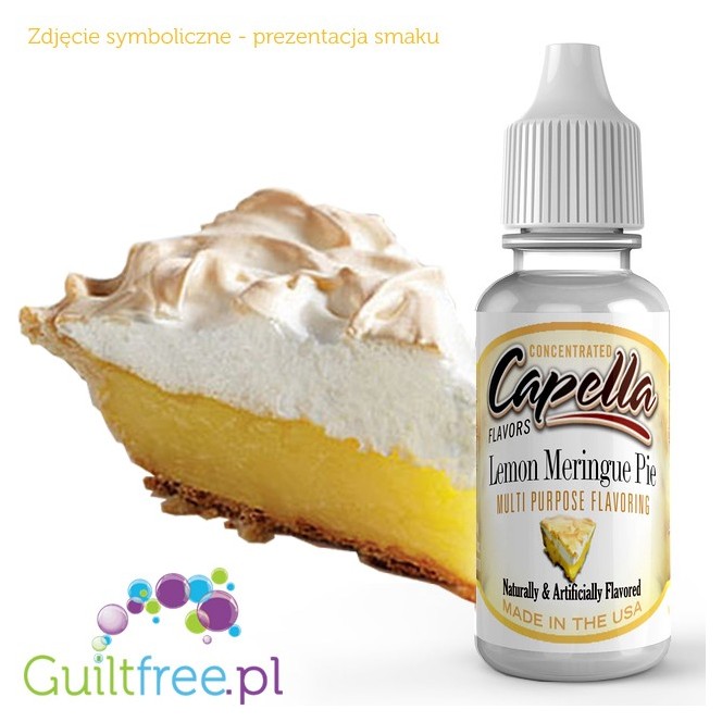 Capella Flavors Lemon Meringue Pie Flavor Concentrate - Concentrated sugar-free and fat-free food flavors: lemon cake with merin