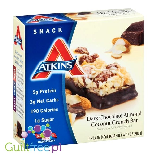 Atkins Snack Dark Chocolate Almond Coconut Bar