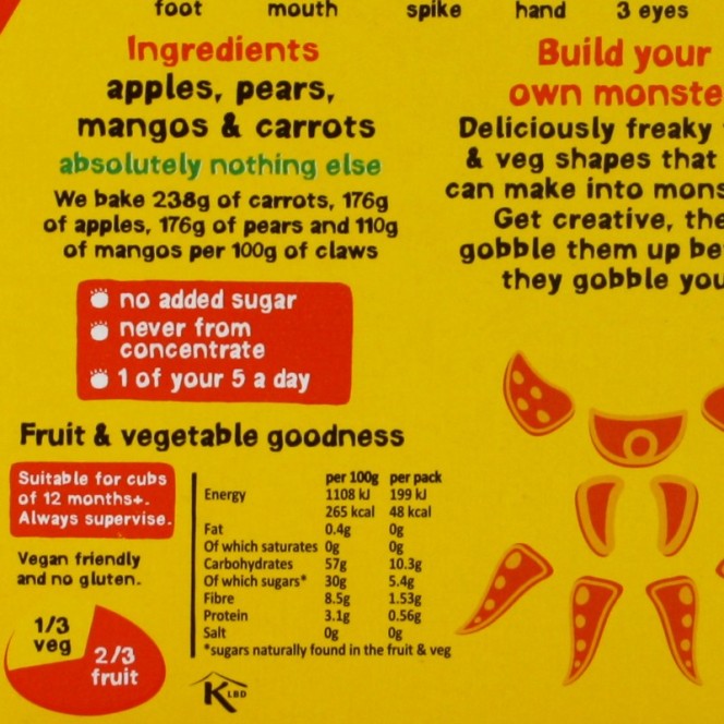 BEAR Claws Mango Carrot