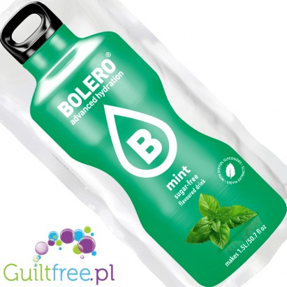 Bolero Instant Fruit Flavored Drink with sweeteners, Mint 