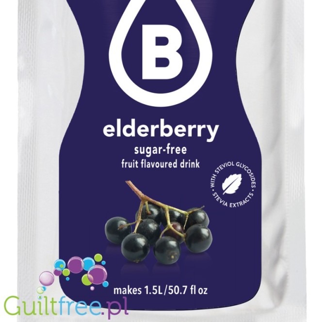 Bolero Instant Fruit Flavored Drink with sweeteners, Elderberry 