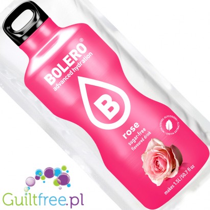 Bolero Instant Fruit Flavored Drink with sweeteners, Rose