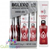 Bolero Instant Fruit Flavored Drink with sweeteners, Strawberry - Mix powder for preparing a strawberry flavored drink with swee