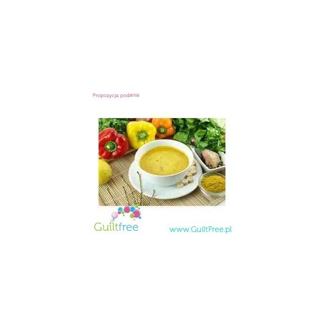 Kremowa pomidorowa zupa proteinowa 18g białka & 8g węglowodanów