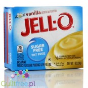 JellO Vanilla Pudding - Budyń zero tłuszczu o obniżonej kaloryczności, instant, smak waniliowy