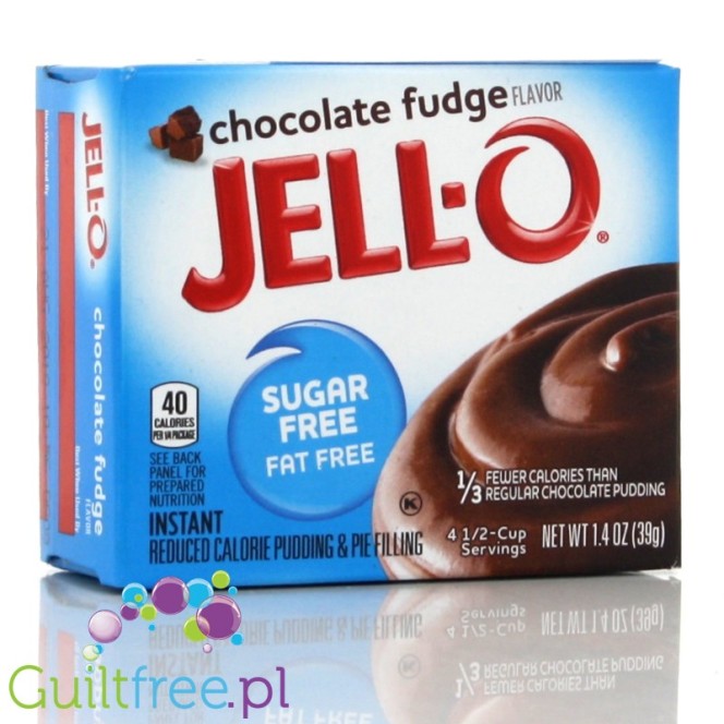 Sugar Free - Fat Free chocolate fudge vor - Pudding without sugar and no fat chocolate cake flavor