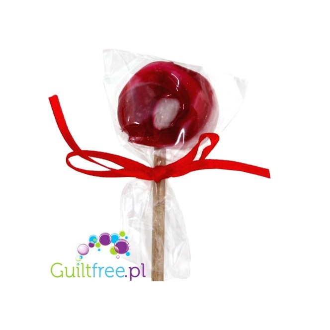 Santini lollipop sweetened with strawberry-flavored xylitol
