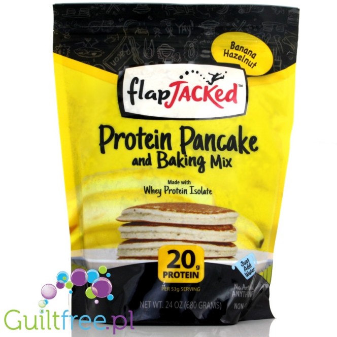FlapJacked Banana Hazelnut Protein Pancake Mix 