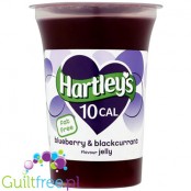 Hartley's Blueberry & Blackcurrant  Jelly 10kcal - gotowa galaretka bez cukru Jagoda & Czarna Porzeczka