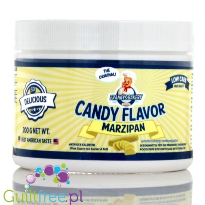 Franky's Bakery Candy Flavor Powdered Food Flavoring, Marzipan - powdered marzipan, no sugar, contains sweeteners