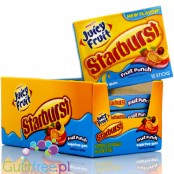 Starburst Juicy Fruit Fruit Punch sugar free chewing gum