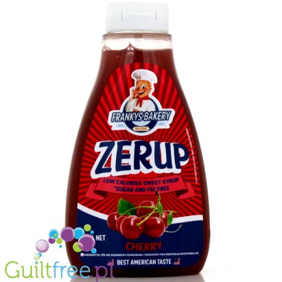 Franky's Bakery Zerup Cherry - syrup without sugar with a cherry flavor, contains sweeteners