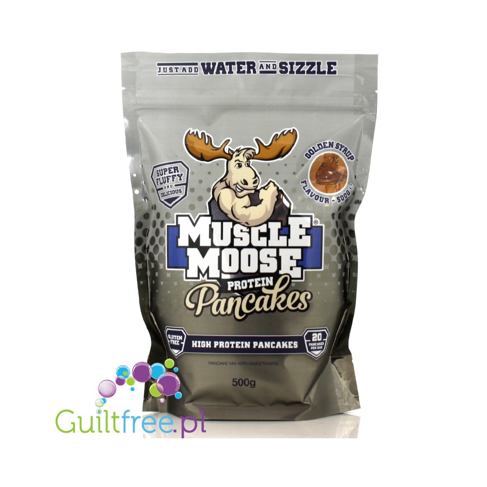 Muscle Moose protein pancakes with sweeteners 