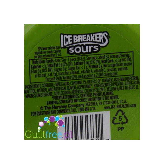 Ice Breakers Sours cukierki bez cukru