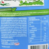 Fruittella sugar free fruit gums with sweeteners