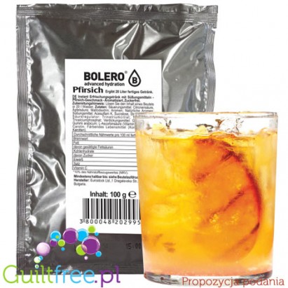Bolero Drink Instant Fruit Flavored Drink with sweeteners Peach 