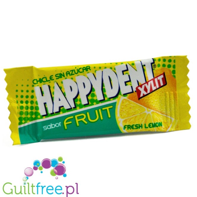 Happydent Fresh Lemon, sugar free chewing gum