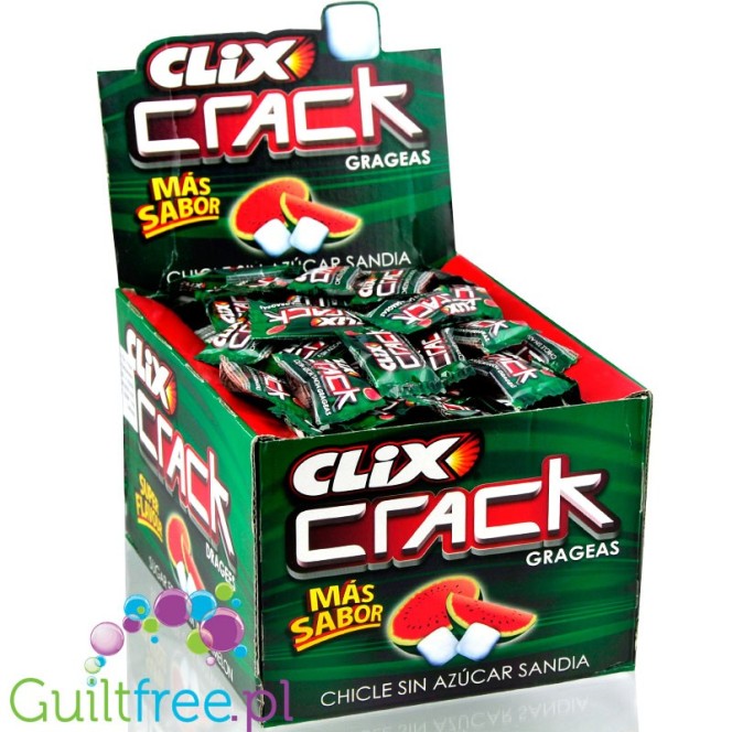 Clix Crack Watermelon, sugar free chewing gum