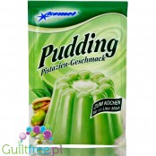 Komet, sugar free and sweetners free Pistachio pudding