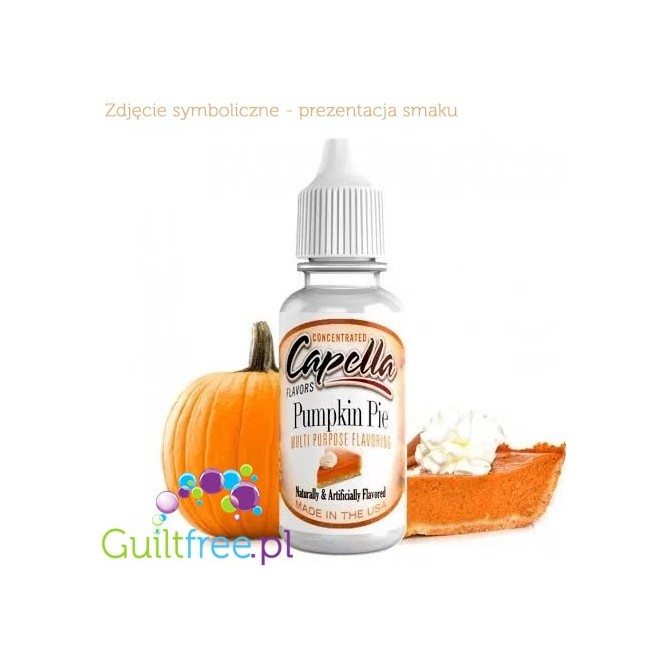 Capella Pumpkin Pie - skoncentrowany aromat ciata dyniowego bez cukru i bez tłuszczu