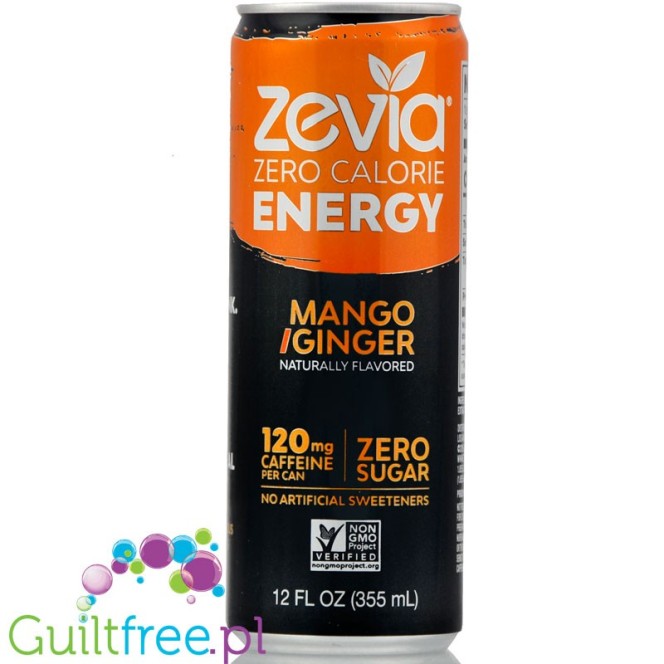 Zevia Energy Mango & Ginger