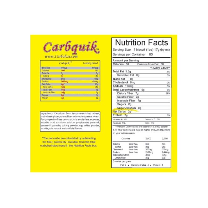 Carbquik mąka niskowęglowodanowa 1,3kg