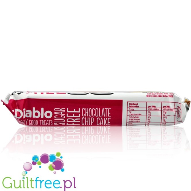 Diablo sugar free chocolate chip cake 0,39kg