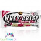 All Stars Whey Crisp White Chocolate Raspberry Crunch - crunchy protein white chocolate bar and biscuits