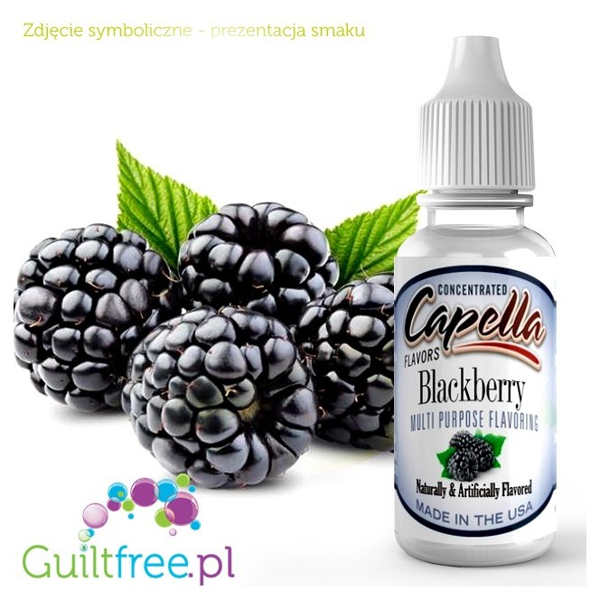 Capella Flavors Blackberry skoncentrowany aromat spożywczy bez cukru i bez tłuszczu