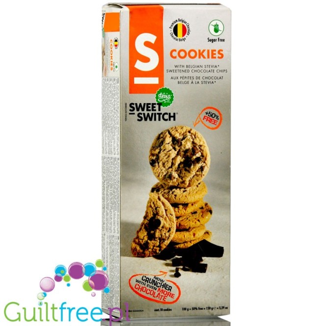 Sweet Switch sugar free cookies with chocolate