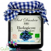 Sad Danków, no sugar added organic blueberry jam