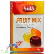 Fruity, sugar-free orange, lemon and hazelnuts flavors, with sweeteners