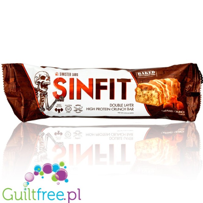 Sinister Labs Sinfit Caramel Crunch protein bar