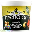 Meridian smooth cashew butter 100% nuts - smoothly ground cashew butter, no added sugar and no salt