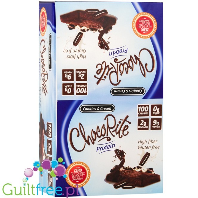 Healthsmart Chocorite Triple Layered Cookies & Cream protein bar