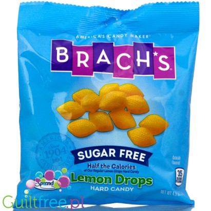 Brach's Sugar Free Candy, Hard Candy, Lemon Drops