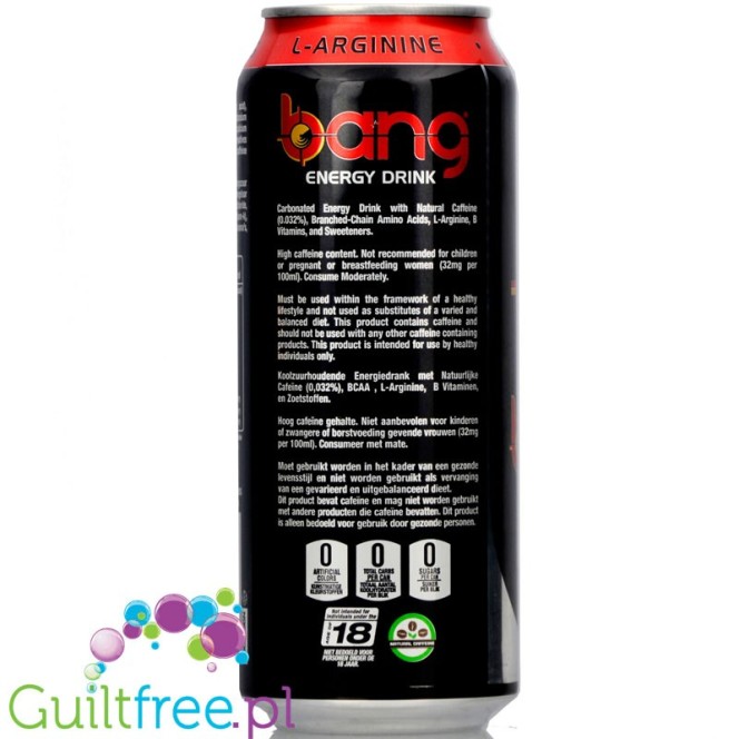 VPX Bang Citrus Twist sugar free energy drink with BCAA
