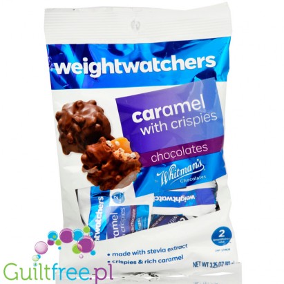Weight Watchers Chocolate Candies, Caramel with Crispies